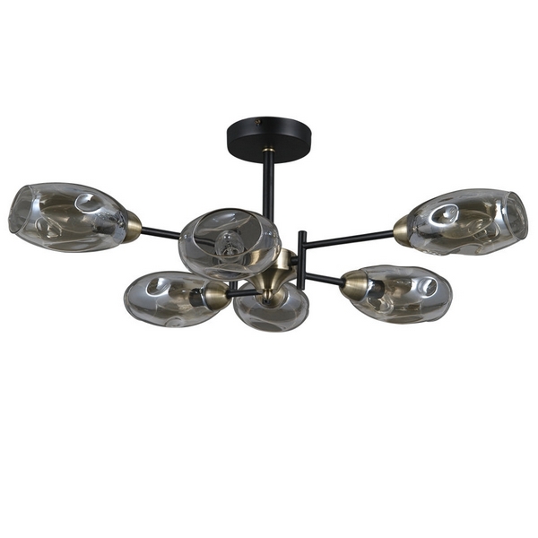 

Потолочная люстра Tiene SF4023/6C-BK-AB (Seven Fires), Черный, Tiene SF4023/6C-BK-AB