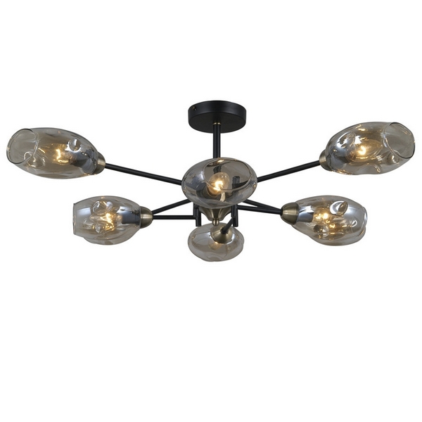 

Потолочная люстра Seven Fires Tiene SF4023/8C-BK-AB, Tiene SF4023/8C-BK-AB