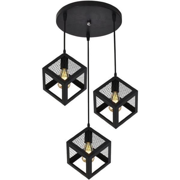 

Подвесной светильник Seven Fires Biern SF4039/3P-BK, Черный, Biern SF4039/3P-BK