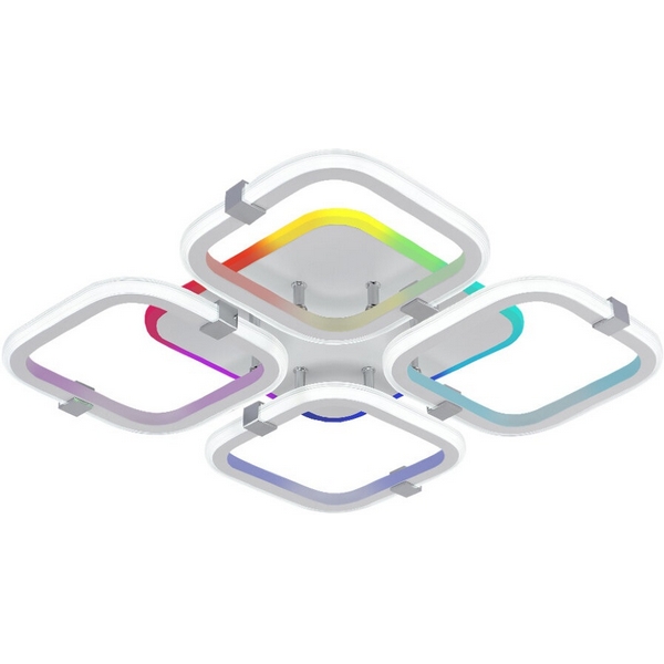 

Потолочная люстра Seven Fires Fiona SF5055/5C-WT-CR-RGB, Белый, Fiona SF5055/5C-WT-CR-RGB