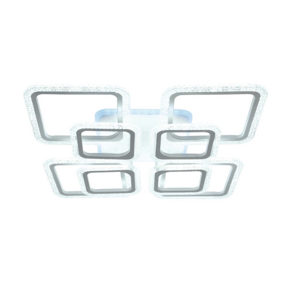 

Потолочная люстра светодиодная с пультом и управлением смартфоном регулировка цветовой температуры и яркости ночной режим Camino SF7037/9C-WT (Seven Fires), Белый, Camino SF7037/9C-WT