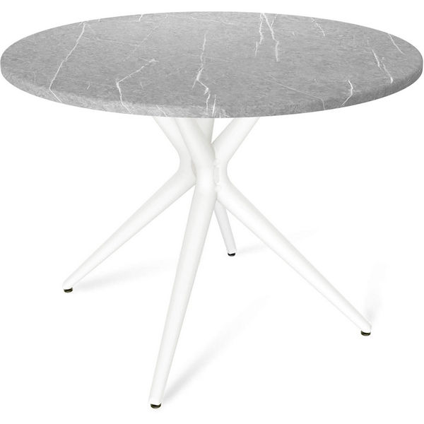 

Стол Sheffilton SHT-TU30/TT 90 МДФ белый/серый мрамор 1856318015, 1856318015