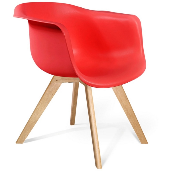 

Стул красный ral3020/прозрачный лак Sheffilton SHT-ST31/S39 2138586202, SHT-ST31/S39 2138586202