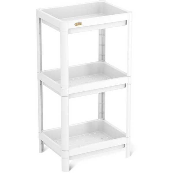 

Стеллаж для книг пластиковый Sheffilton SHT-SS25-3 белый 3733976302, 3733976302