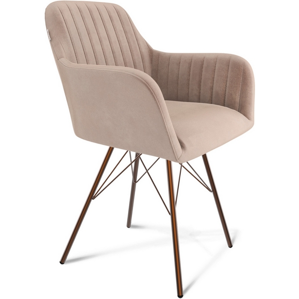 

Стул Sheffilton SHT-ST38-1/S37 латте/медный металлик, SHT-ST38-1/S37 3993919802