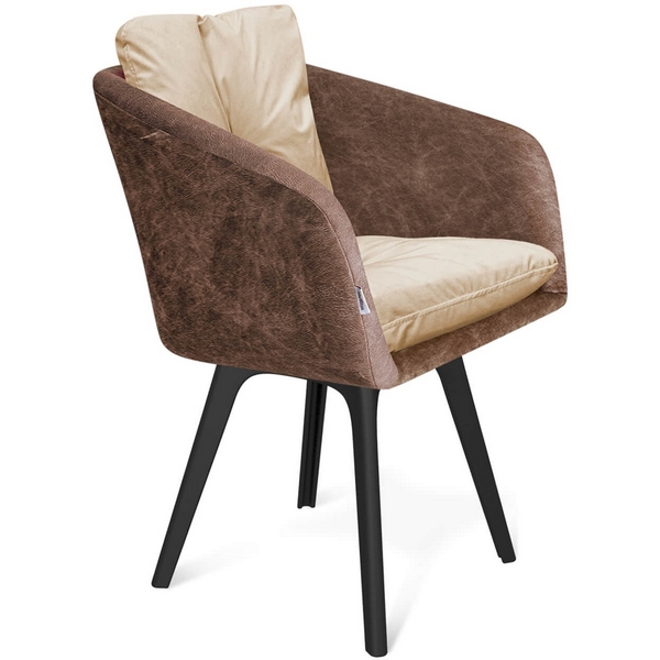 Изображение товара Стул Sheffilton SHT-ST43-2/S195 какао/ванильный крем/черный 4136944204 Изображение товара Стул Sheffilton SHT-ST43-2/S195 какао/ванильный крем/черный 4136944204