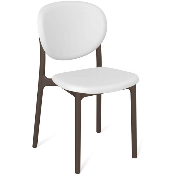Изображение товара Стул Sheffilton SHT-S180 белый/коричневый 4179116607