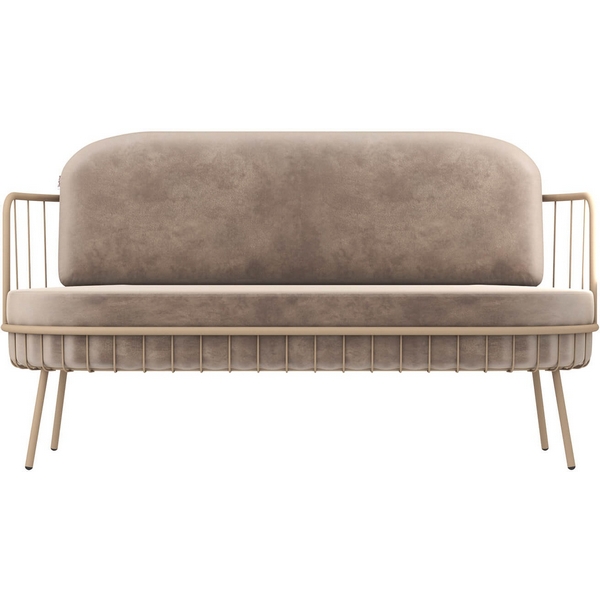 

Диван Sheffilton SHT-SF8 латте/кофейный 4304268603, Бежевый, 4304268603