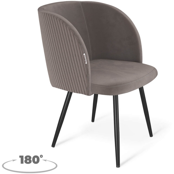 

Стул Sheffilton SHT-ST33-4/S1470-VP Кофе мокко/вельвет/черный муар 4671567501, 4671567501