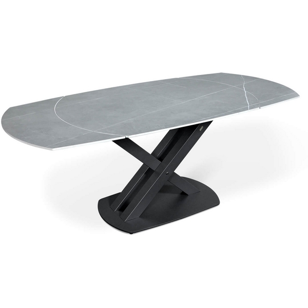 Изображение товара Раскладной кухонный стол Sheffilton SHT-T75 серый черный