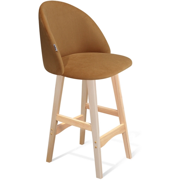 

Стул полубарный горчичный/прозрачный лак Sheffilton SHT-ST35/S65-1 5297972304, Коричневый, SHT-ST35/S65-1 5297972304