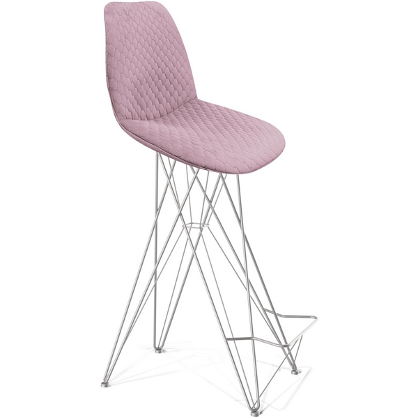 

Стул барный розовый зефир/хром лак Sheffilton SHT-ST29-C22/S66 5979917001, SHT-ST29-C22/S66 5979917001