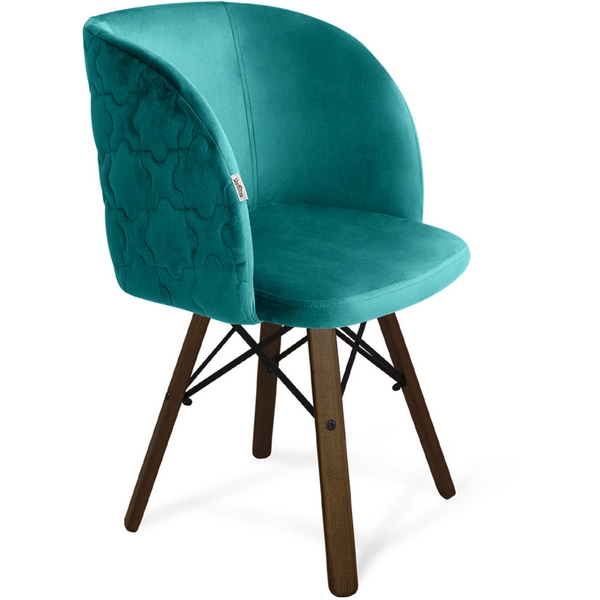 

Стул альпийский бирюзовый/темный орех/черный Sheffilton SHT-ST33-1/S70 7402644901, SHT-ST33-1/S70 7402644901