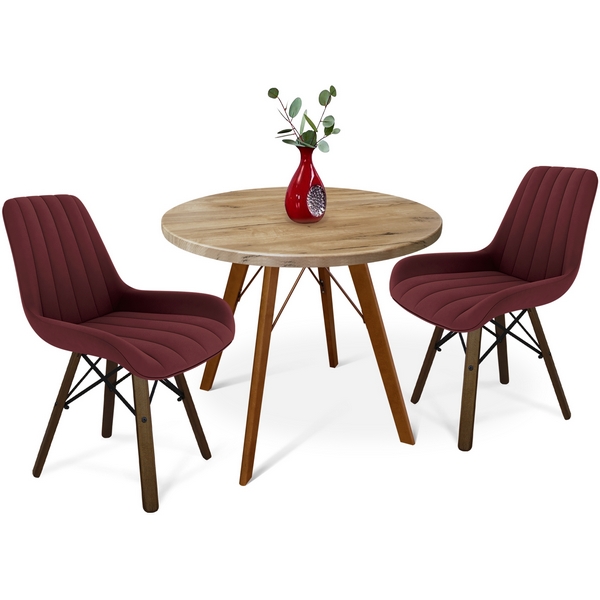 

Обеденная группа рубиновое вино/темный орех/дуб тортуга Sheffilton SHT-DS121 7964411101, SHT-DS121 7964411101