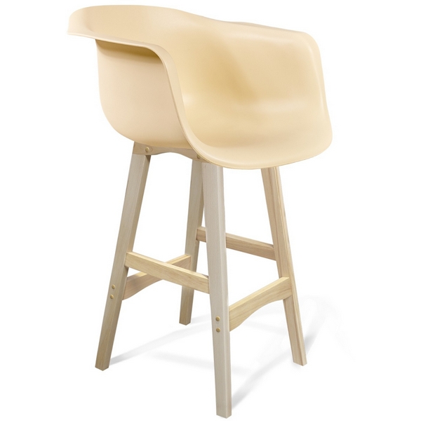 

Стул барный SHT-ST31/S65 бежевый/прозрачный лак от фабрики Sheffilton, SHT-ST31/S65 8045200401