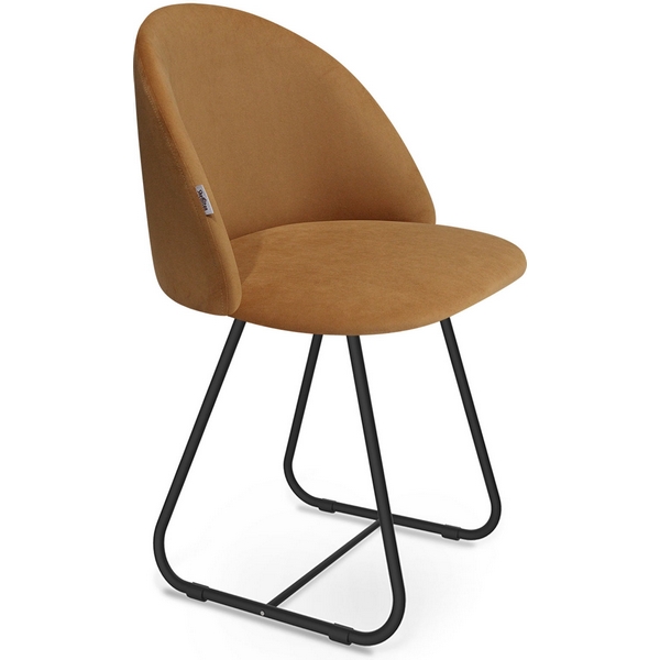 

Стул горчичный/черный муар Sheffilton SHT-ST35/S38 8937123204, Коричневый, SHT-ST35/S38 8937123204