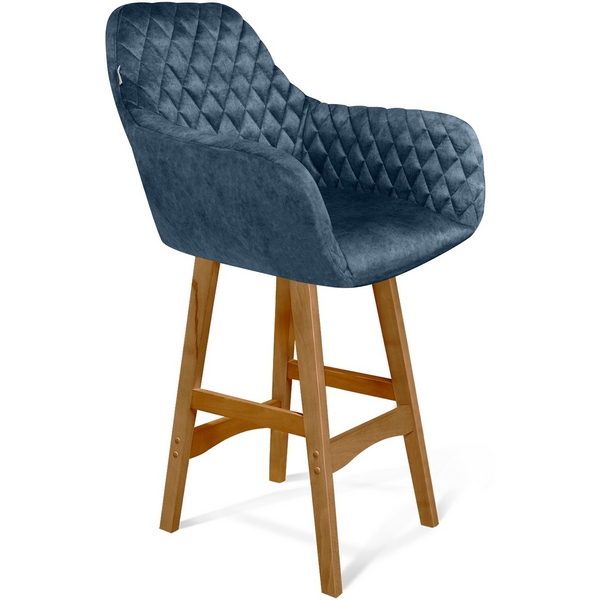 

Стул полубарный SHT-ST38/S65-1 синий пепел/светлый орех от фабрики Sheffilton, SHT-ST38/S65-1 9241008903