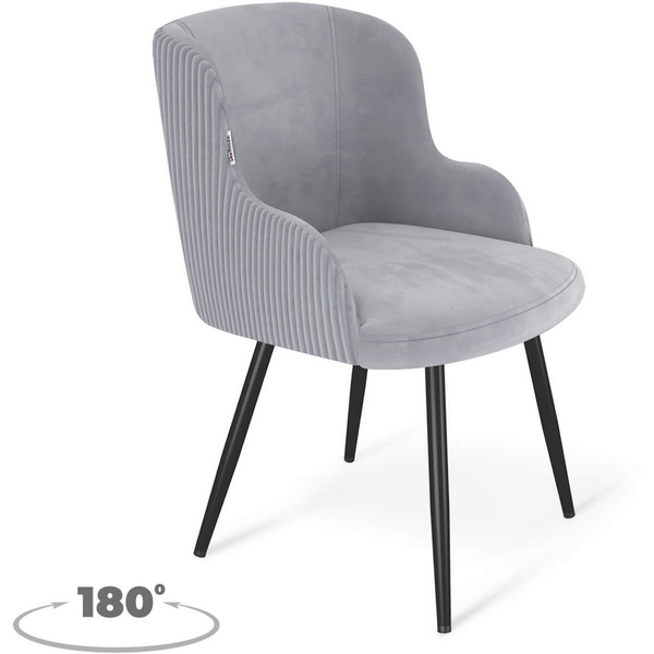 

Стул Sheffilton SHT-ST39-4/S1470-VP стальной серый/вельвет/черный муар 9642431901, Серый;черный, 9642431901