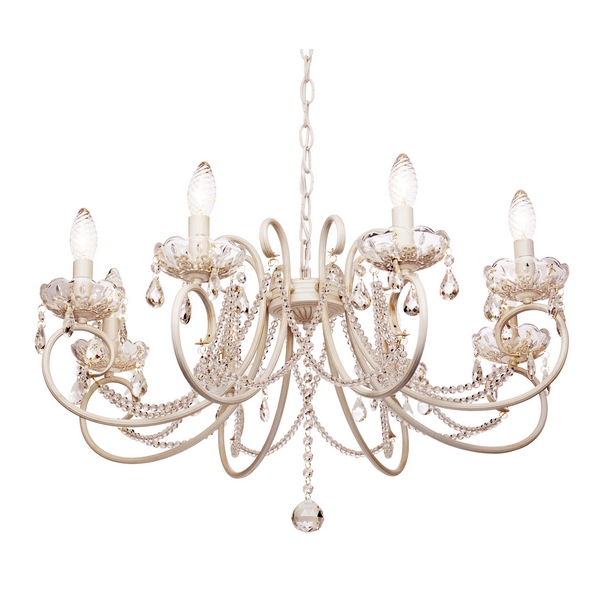 

Подвесная люстра Laurita 260.51.8 (Silver Light), Белый, Laurita 260.51.8