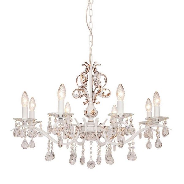 

Подвесная люстра Tereziya 727.51.8 (Silver Light), Белый, Tereziya 727.51.8