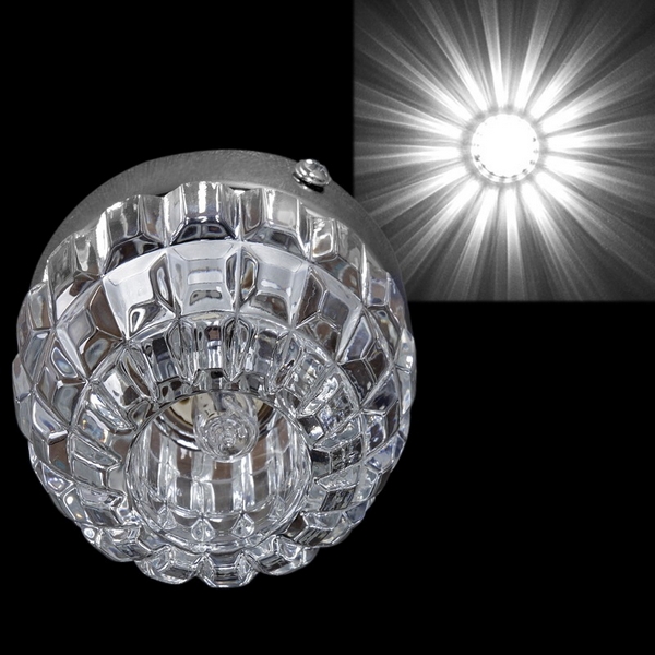 

Точечный светильник Sneha 7061/H-B G9 CR with base, Хром, 7061/H-B G9 CR with base