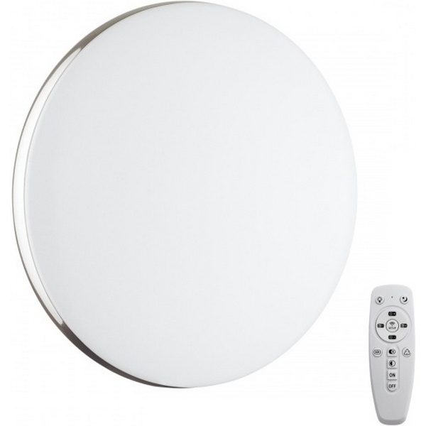 

Настенно-потолочный светильник Sonex Ringo 7600/EL пластик/белый/хром LED 72Вт ДУ 2.4G /SMART 3000-4200-6300К ДУ/LampSmart, Ringo 7600/EL