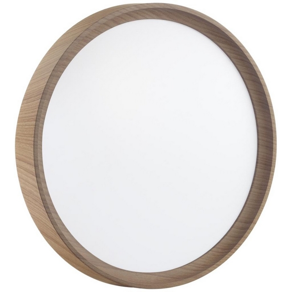 

Настенно-потолочный светильник IP43 Sonex Woodi 7603/CLN пластик/белый/светл.коричневый под дер. LED 36Вт 4000К, Древесный, Woodi 7603/CLN