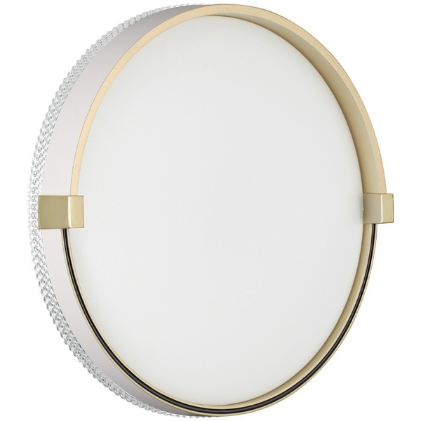 Изображение товара Настенно-потолочный светильник Sonex Olidi White 7646/CLN пластик/белый/золотой LED 36Вт 4000К Изображение товара Настенно-потолочный светильник Sonex Olidi White 7646/CLN пластик/белый/золотой LED 36Вт 4000К