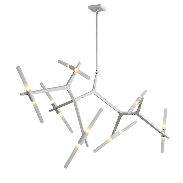 

Подвесная люстра в виде палок ST Luce Laconicita SL947.502.14, Белый, Laconicita SL947.502.14