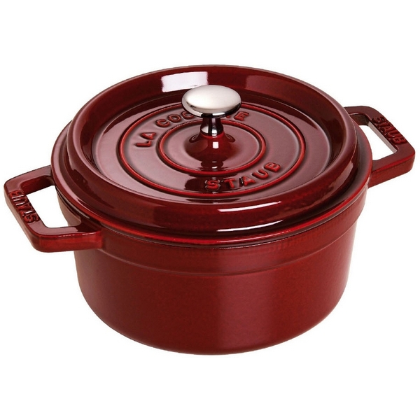 

Кокот круглый, 28 см, 6,7 л, гранатовый 1102887 Staub, La Cocotte 1102887