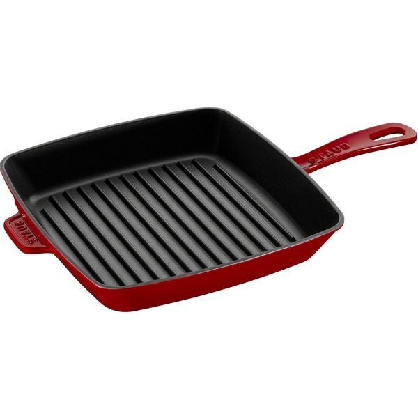 

Сковорода-гриль квадратная, 26 см, вишня 12122606 Staub, Grill Pans 12122606