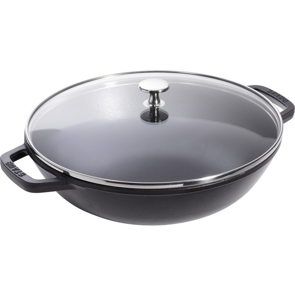 

Вок со стеклянной крышкой, черный, 30 см,4,4 л 1312923 Staub, Specials 1312923