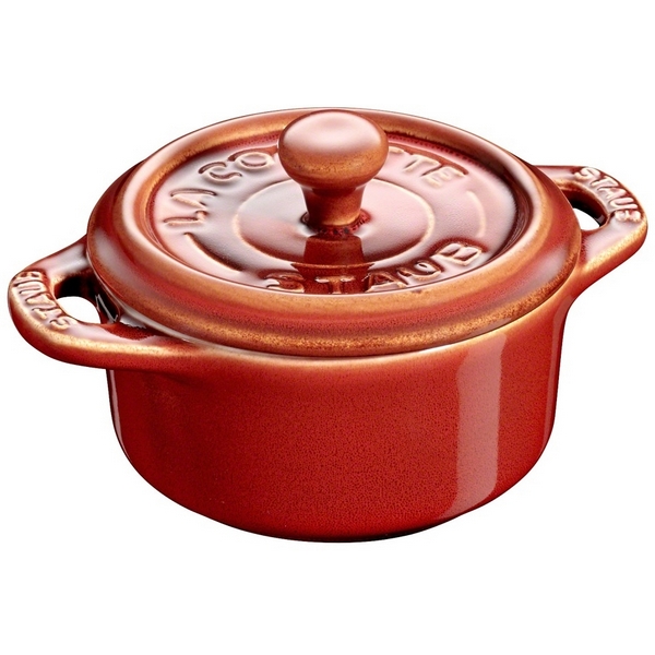 

Мини-кокот круглый, 10 см, античный медный 40511-999 Staub, Ceramics 40511-999