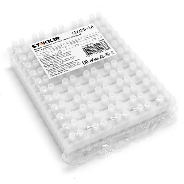 Изображение товара Клемма винтовая 12 пар Stekker 32381