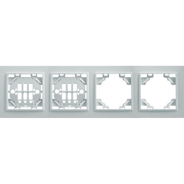 

Рамка на 4 поста (белый) Stekker Эрна 39057, Эрна 39057