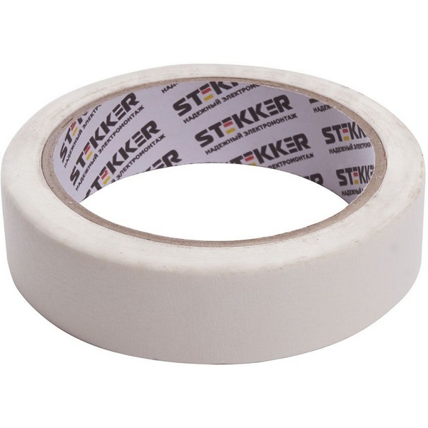 Изображение товара Малярная лента 36 мм длина 40м Stekker 39155 белая для ремонта и отделки