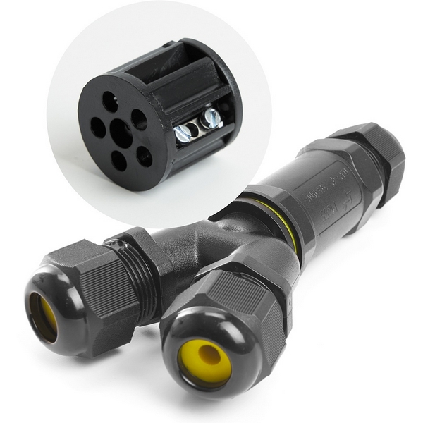 

Соединитель-коннектор для проводов (черный) Stekker 49187, 49187