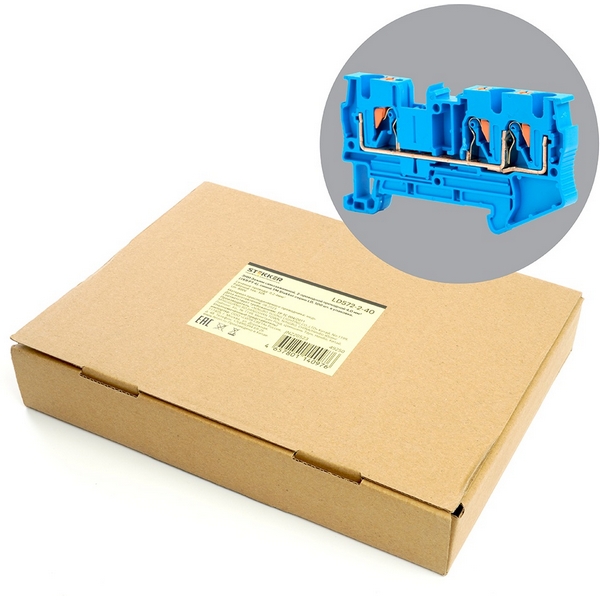 Изображение товара Зажим пружинный 2-х проводной Stekker 49250