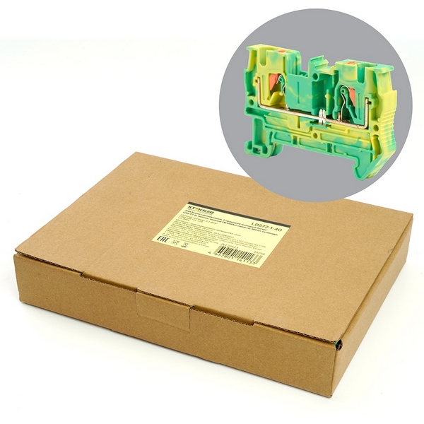 Изображение товара Зажим пружинный 2-х проводной проходной Stekker 49258 для электромонтажа