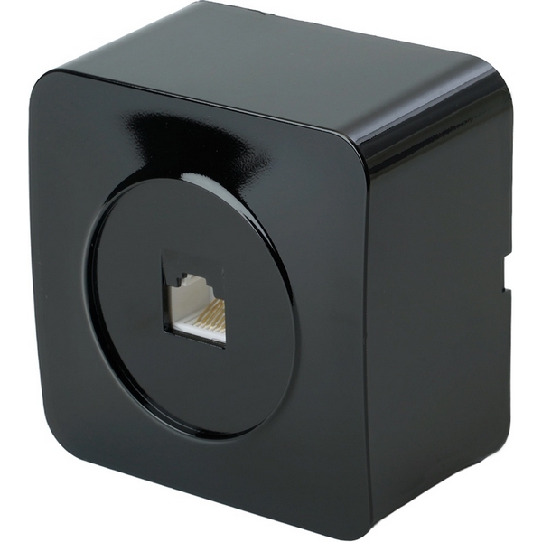 

Розетка Ethernet RJ-45 (черный) Stekker София 49312, София 49312