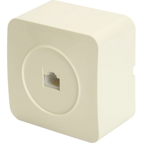 

Розетка Ethernet RJ-45 (слоновая кость) Stekker София 49482, София 49482