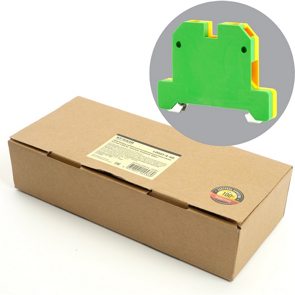 Изображение товара Зажим наборный изолированный винтовой 4,0 мм2 Stekker 49487 для электромонтажа