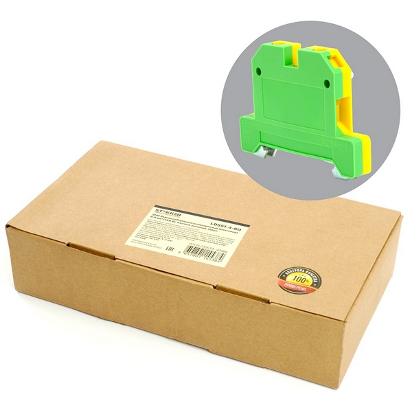 Изображение товара Зажим наборный изолированный винтовой Stekker 49488 4-6 кв. мм, 800 В, 57 А