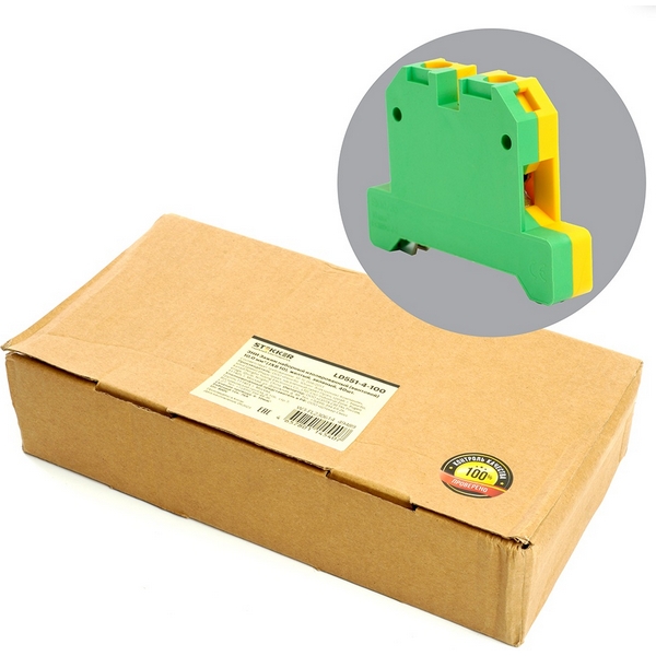 Изображение товара Зажим наборный изолированный винтовой 10 мм2 Stekker 49489 с гарантией и быстрой доставкой