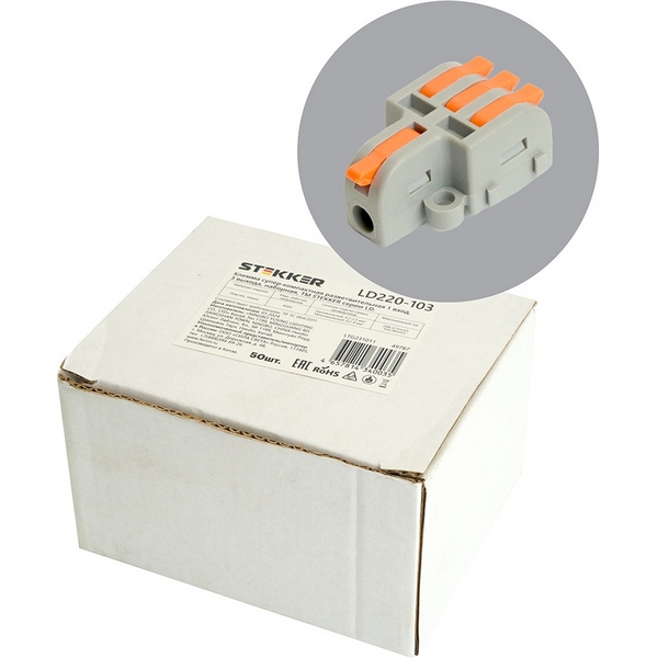 Изображение товара Клемма разветвительная Stekker 49787