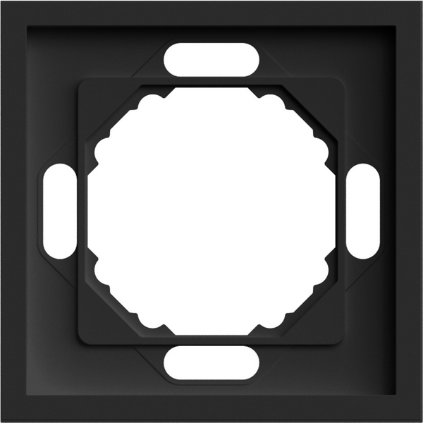 

Рамка на 1 пост (черный уголь, soft touch) Stekker Эмили 49858, Эмили 49858