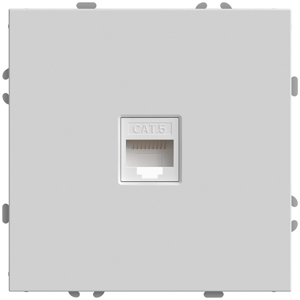 

Розетка Ethernet RJ-45 (белый фарфор, soft touch) Stekker Эмили 49873, Эмили 49873