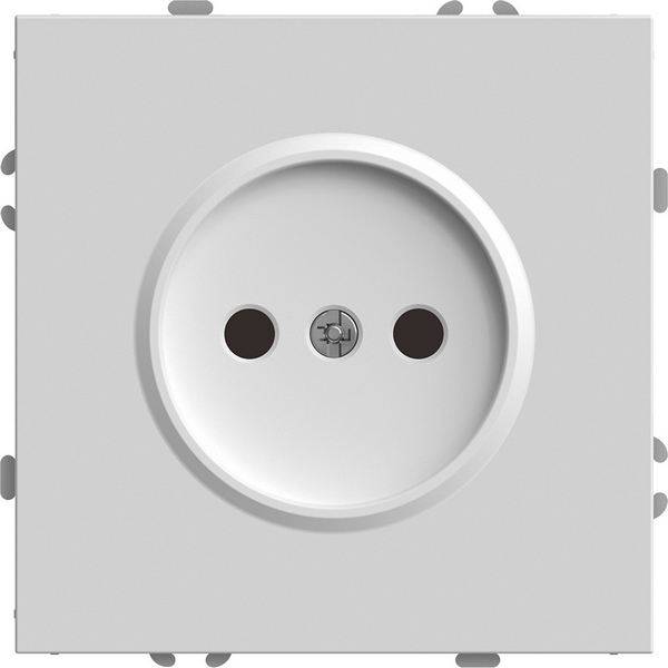 Изображение товара Розетка без заземления со шторками Stekker Эмили 49876 белая