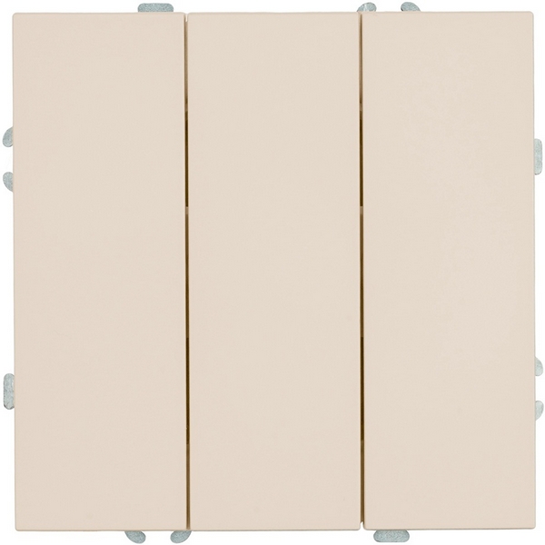 Изображение товара Трехклавишный выключатель Stekker Эмили 49896 мягкое касание IP20