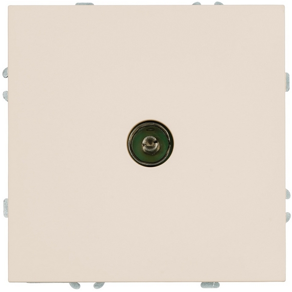 

ТВ-розетка (кашемир, soft touch) Stekker Эмили 49901, Кремовый, Эмили 49901